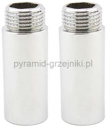 Przedłużki dł. 50 mm GZ 1/2 x GW1/2
