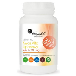 ALINESS Kwas Alfa Liponowy R-ALA 200 mg, 60