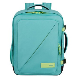 AMERICAN TOURISTER Plecak kabinowy Take2Cabin S/M Turkusowo-limonkowy (Wizz