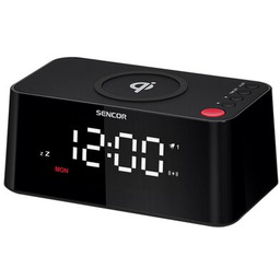 Sencor SDC 7600 Qi Cyfrowy budzik z szybką