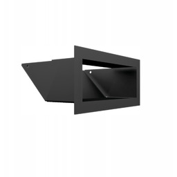 Kratka Kominkowa Wentylacyjna Luft 90x200 Czarna