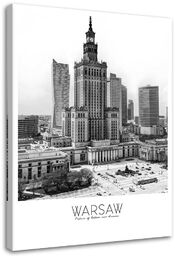 Obraz, Warszawa - Pałac Kultury 80x120