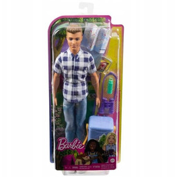 Barbie Kemping Ken Lalka Akcesoria, Mattel