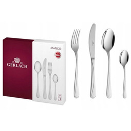 Gerlach Mango 24 Komplet Sztućców Połysk 6 Osób