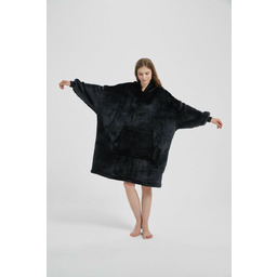 Spod Igły I Nitki Kocobluza Hoodie czarna