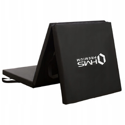 MGS02 Black Materac Gimnastyczny Składany 1800x600MM Hms Premium