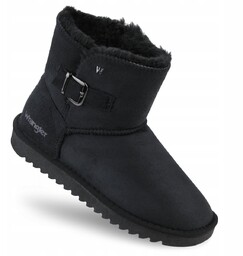 BOTKI damskie buty ZIMOWE ocieplane WRANGLER ciepłe