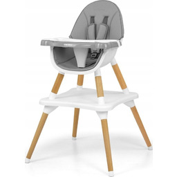 Milly Mally Krzesełko do karmienia 2w1 Malmo Grey