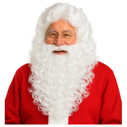 Peruka i broda Święty Mikołaj - 1 kpl