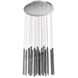 Lampa designerska wisząca ORGANIC CHROME P0175D - MaxLight
