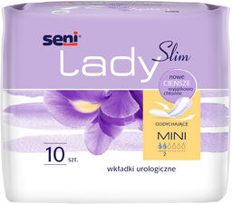 Seni Lady Slim, wkładki urologiczne, Mini, 10 sztuk