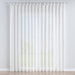 Firana na szelkach, prześwitujący ecru, Romantica