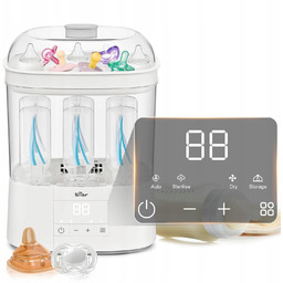 Bear Sterylizator Do Butelek Dla Niemowląt Z Funkcją