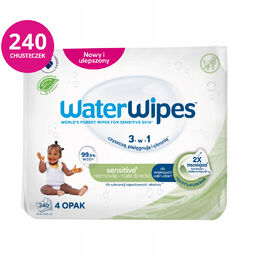 WaterWipes Soapberry Bio, chusteczki nawilżane, wodne z wyciągiem