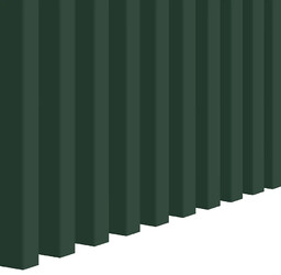 Elior Lamele ścienne w kolorze butelkowej zieleni 15