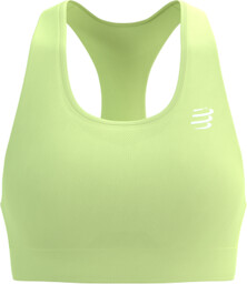 COMPRESSPORT Stanik sportowy FEELFREE SEAMLESS BRA shadow lime