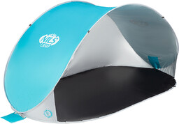 NILS CAMP Namiot plażowy NC3174 szaro-turkusowy UV30 wodoodporny