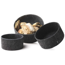 Menu NORM Zestaw 3 Filcowych Pojemników do Przechowywania