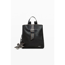 Mały plecak z aplikacjami kwiatowymi