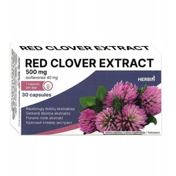 Czerwona koniczyna ekstrakt 500 mg MENOPAUZA REGULACJA MIESIĄCZKI