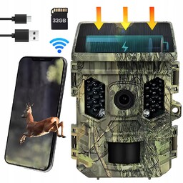 Kamera Leśna Fotopułapka Wifi Z Czujnikiem Ruchu