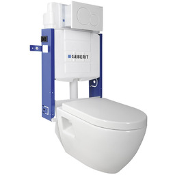 WC wisząca Nera ze spłuczką podtynkową i przyciskiem