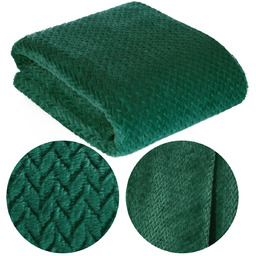 Koc 200 x 220 Mikrofibra Design Cindy3 Ciemna