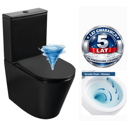 Kompakt WC premium 815x385x630 mm spłukiwanie tajfun tornado