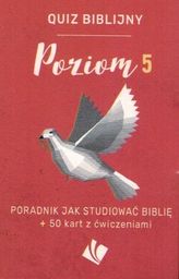 Quiz biblijny Poziom 5 Pudełko z kartami Poradnik