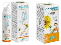 Zestaw Fitonasal Pediatric Spray, 125ml + GrinTuss Pediatric