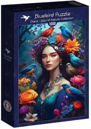 Puzzle 1000 Kolekcja natury - Diana - Bluebird