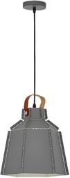 LAMPA WISZĄCA SUFITOWA LOFT SZARA MONA W1 LUMINA