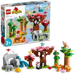 LEGO DUPLO, klocki Dzikie zwierzęta Azji, 10974