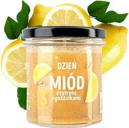 Miód kremowany z cytryną i goździkami 375 g