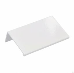 Uchwyt meblowy krawędziowy 2446 48 Metalowy Biały