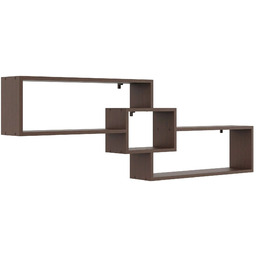 Elior Minimalistyczna półka wisząca wenge D2-R19