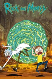 Rick and Morty Portal - plakat
