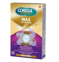 COREGA Power Max Tabletki do codziennego czyszczenia protez