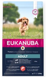 EUKANUBA Karma dla psa Adult Medium Breeds Łosoś