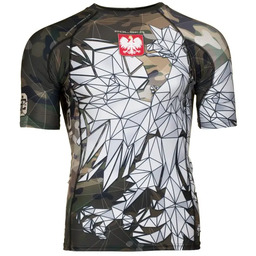 Extreme Hobby Rashguard Krótki Rękaw Polska Camo