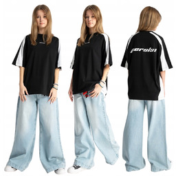 Jeansy dla dziewczynki 146 szerokie Wide Leg niebieskie