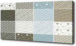 Foto obraz na płótnie Geometryczne wzory