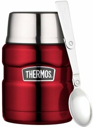 Termos obiadowy z łyżką Thermos 470ml czerwony 173021