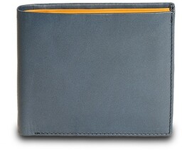 Cienki portfel męski Visconti PM-101 RFID - niebieski