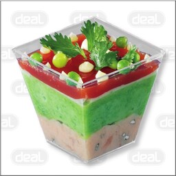 Kubek fingerfood 200ml 7x7 cm piramida 50szt (opłata