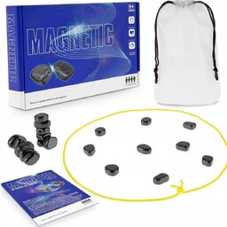 KingSzop Gra Edukacyjna Magnetyczna 30 kamieni MAGNETIC szachy