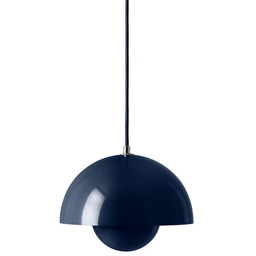 Lampa Wisząca &Tradition, Flowerpot VP1, ściemnialny, niebieski, salon,