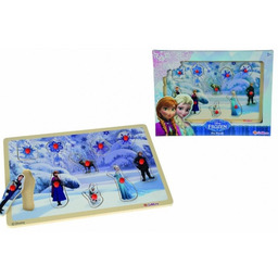 Drewniane puzzle kształty z uchwytem Frozen Simba