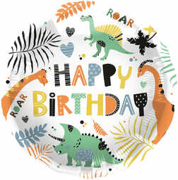Balon foliowy urodzinowy Dinozaury Happy Birthday - 45
