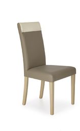 Krzesło norbert dąb sonoma / tap. beżowy halmar
